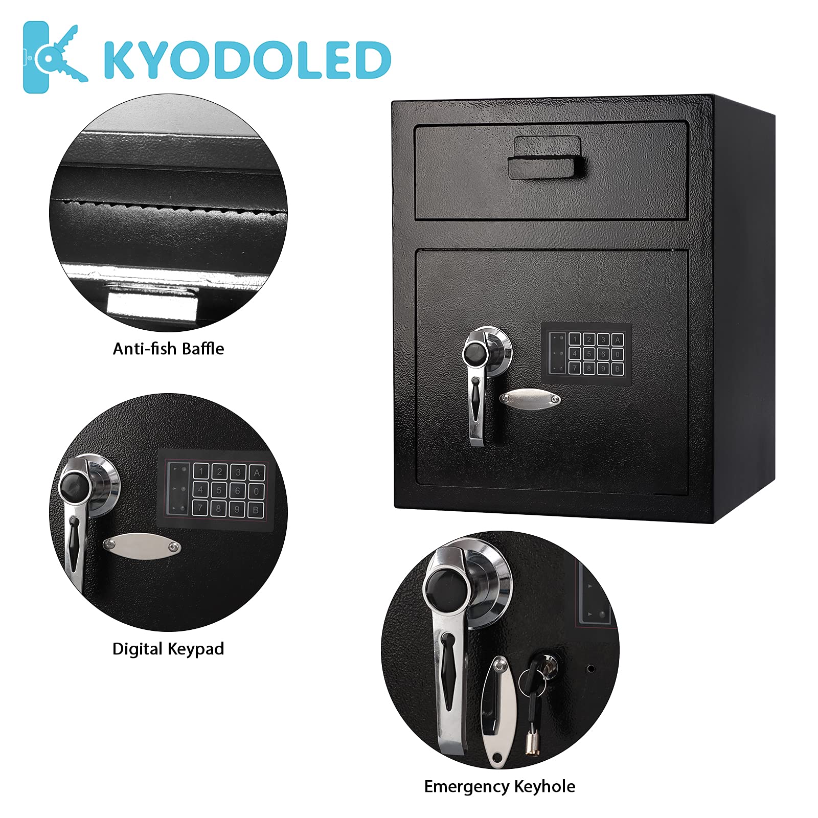 Amazon.co.jp: KYODOLED デジタルデポジトリ金庫ボックス 電子